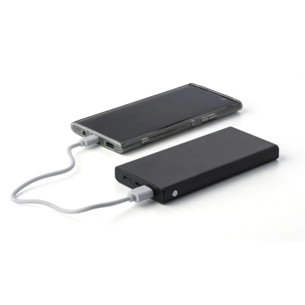  Aluminium power bank 10000 mAh black