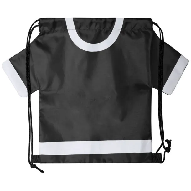  Drawstring bag "football fan T-shirt" black