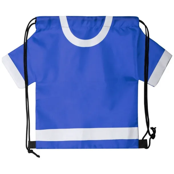  Drawstring bag "football fan T-shirt" blue