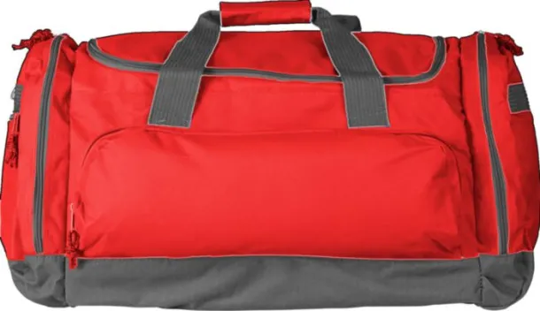  LORENZO Polyester (600D) sports bag red