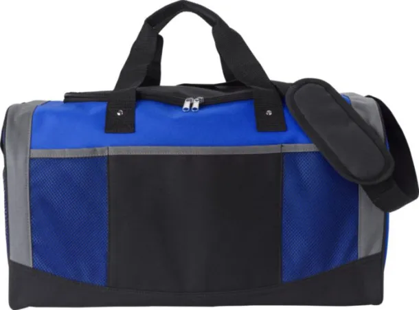 Wyatt Polyester (600D) duffle bag cobalt blue