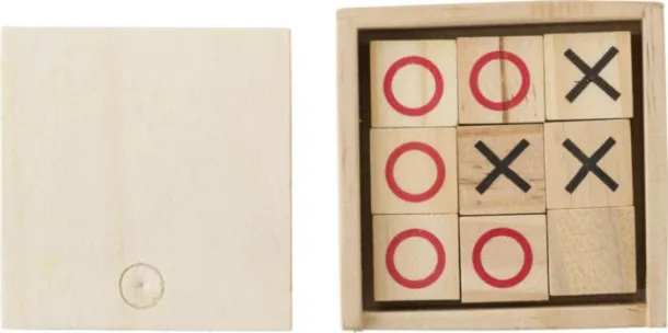 Alessio Wooden Tic Tac Toe game