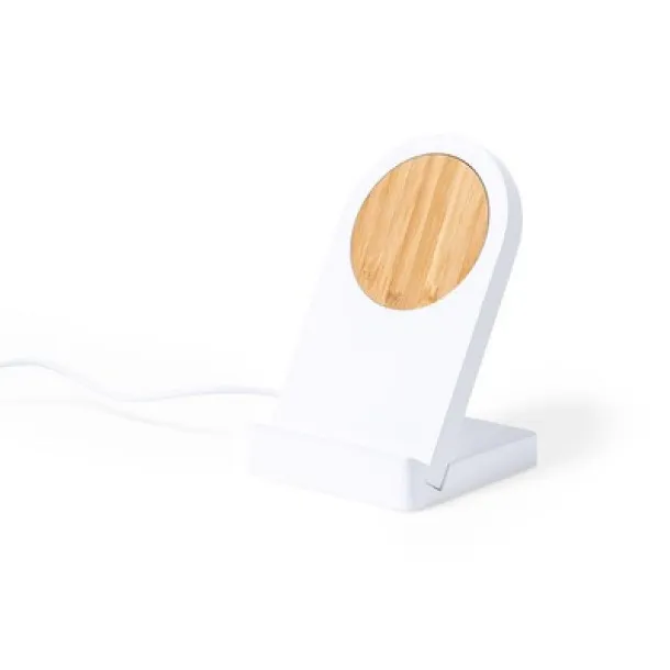  Bežični punjač 10W, stalak za mobitel Bijela