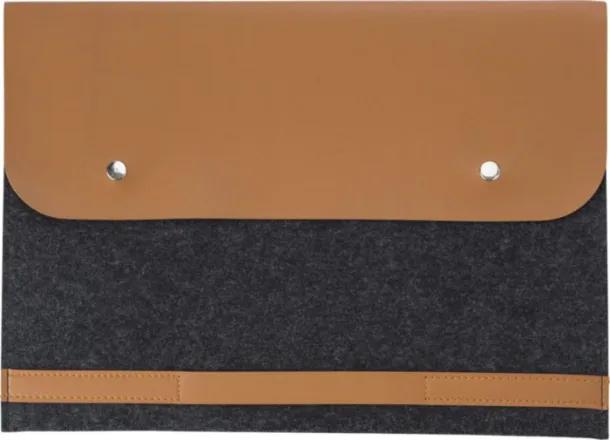 Jonathan navlaka za 14" laptop od rPET filca Siva