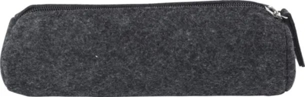 SAMANTHA rPET felt pencil case dark grey