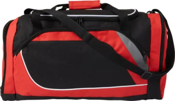  Polyester (600D) sports bag Ren red