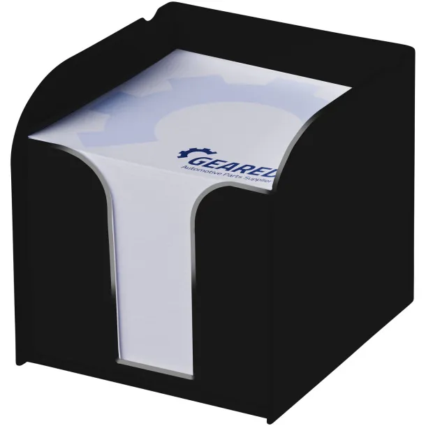 Vessel memo block with memo paper Solid black