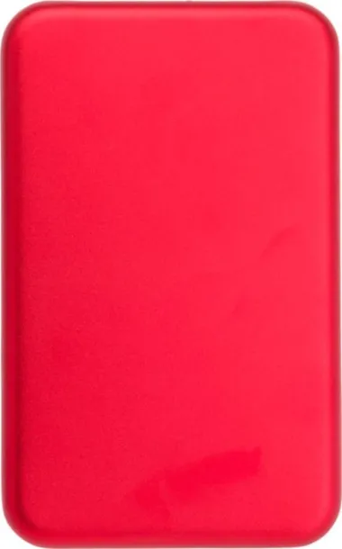  Aluminium solar power bank Drew red