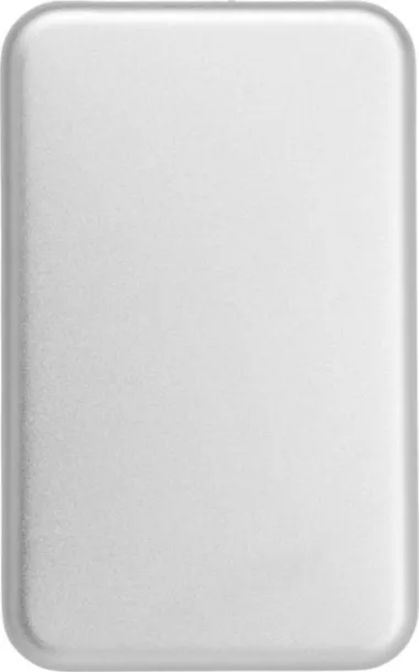  Aluminium solar power bank Drew silver