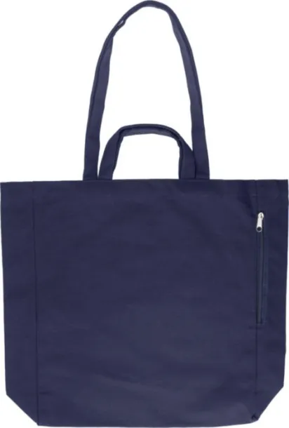Bennett Recycled cotton shopping bag Plava