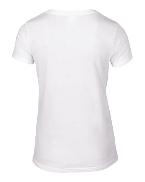  WOMEN'S LIGHTWEIGHT V-NECK TEE - Anvil White