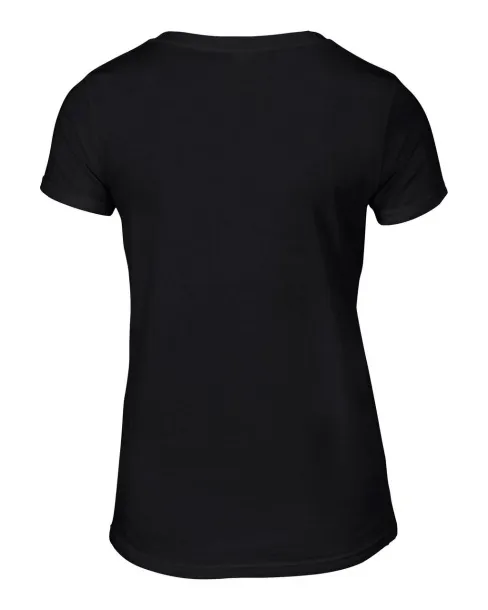  WOMEN'S LIGHTWEIGHT V-NECK TEE - Anvil Black