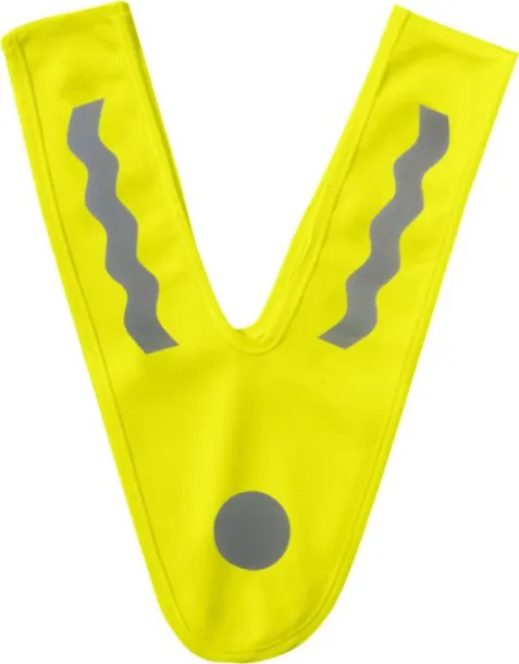 Cassidy Polyester (75D) safety vest  Žuta