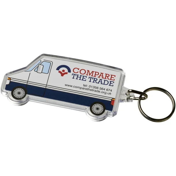 Combo van-shaped keychain - Unbranded White