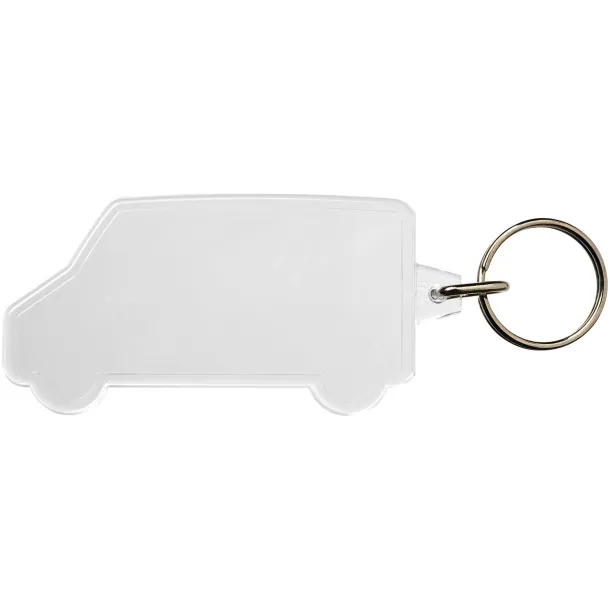 Combo van-shaped keychain - Unbranded White