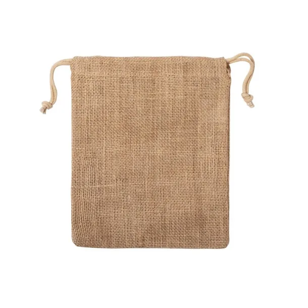  Small jute drawstring bag neutral