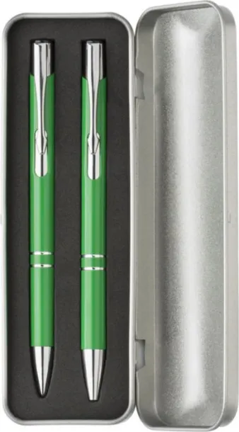 Zahir Aluminium writing set  light green