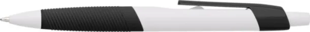 Devon ABS ballpen with rubber grip  Crna