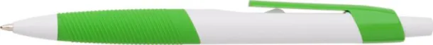 Devon ABS ballpen with rubber grip  green