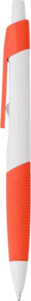 Devon ABS ballpen with rubber grip  Narančasta