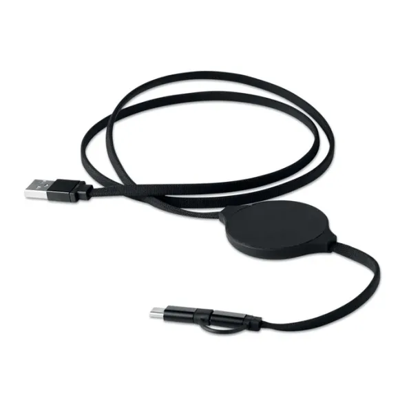 WIREPAD 3 in 1 cable and wireless charg Black