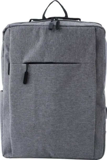 Carlito Polyester (600D) backpack  Siva