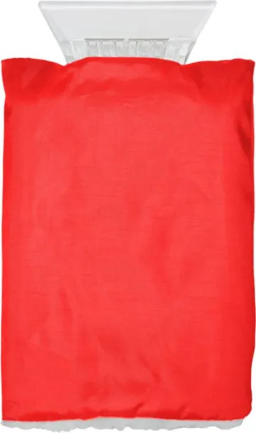 Doris ABS ice scraper and polyester glove  Crvena