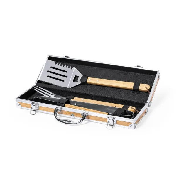  Set za roštilj od bambusa light brown