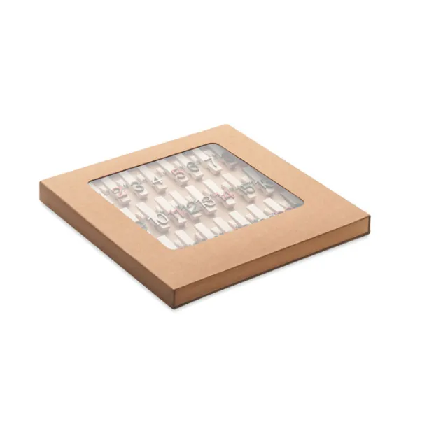 CLIPY Set 24 kopče za adventski kalendar Drvo
