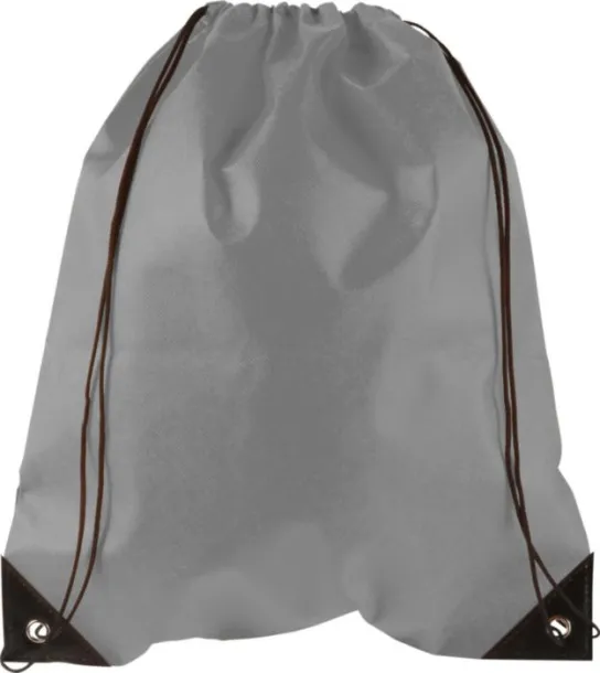 Nathalie Nonwoven (80 gr/m²) drawstring backpack Siva