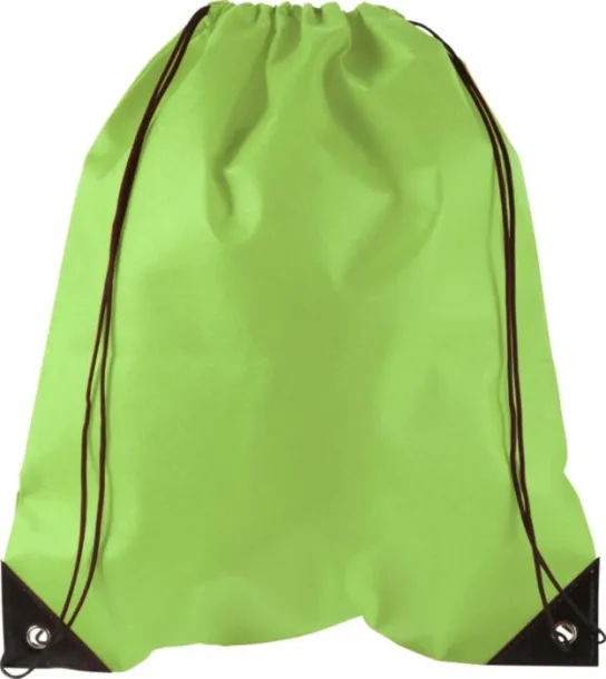 Nathalie Nonwoven (80 gr/m²) drawstring backpack Limeta