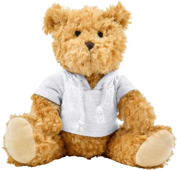  Plush teddy bear Monty white