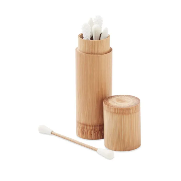 FENTON 6 reusable swabs in bamboo box Wood