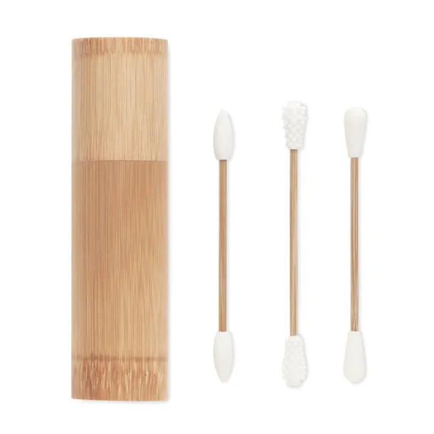 FENTON 6 reusable swabs in bamboo box Wood