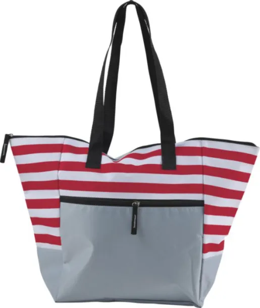 Gaston Polyester (600D) beach bag Crvena