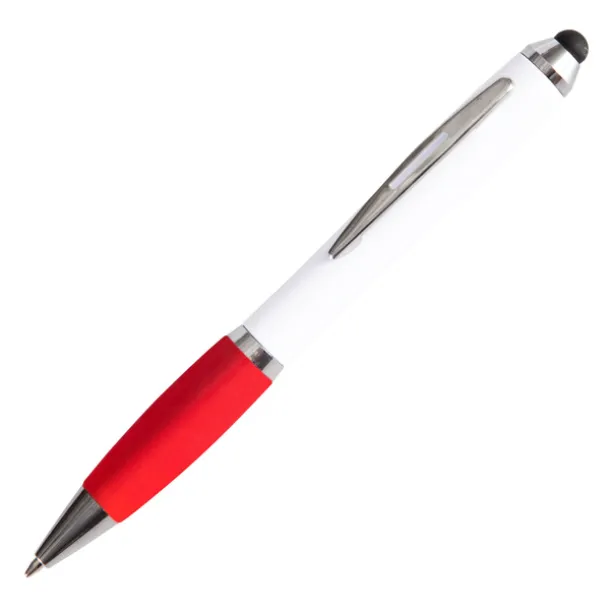 SAN RAFAEL ballpoint pen with stylus Red