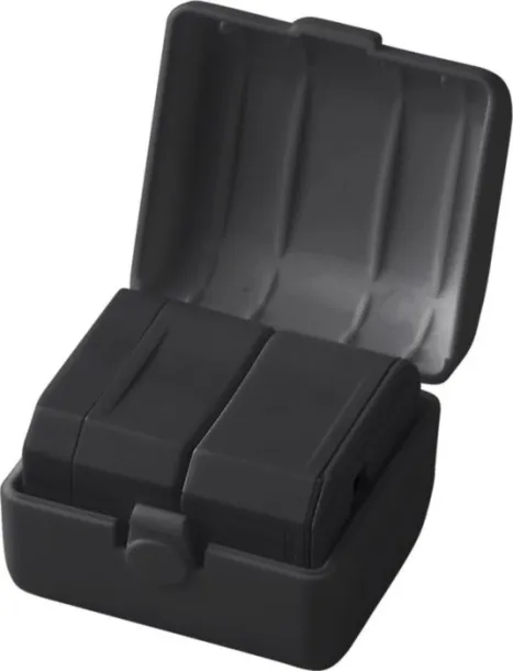 COBY ABS travel adapter Crna