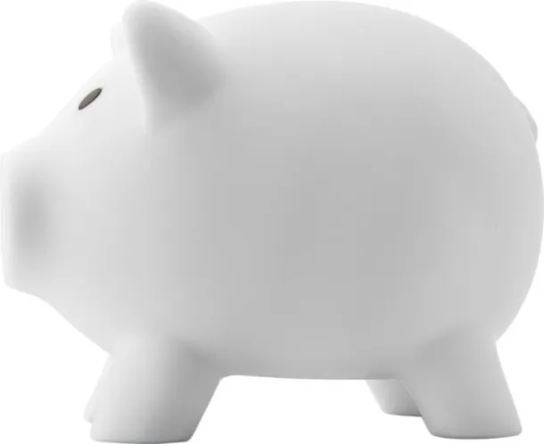 ROGER PVC piggy bank white