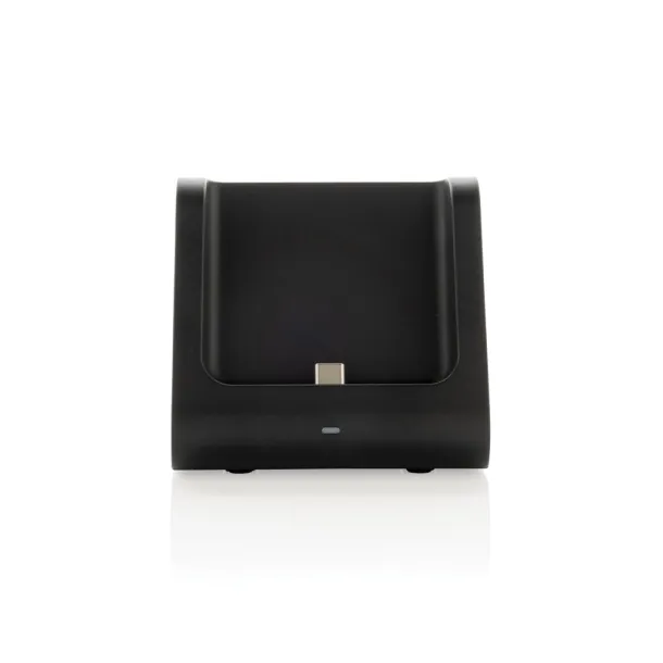 Powerbase Powerbase RCS recycled plastic 3 in 1 charger with powerbank - XD Collection Black 