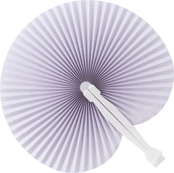 Dylan Paper hand held fan  Bijela