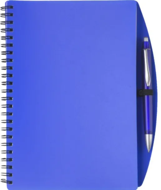 SOLANA PP notes s kemijskom olovkom, cca A5 Plava