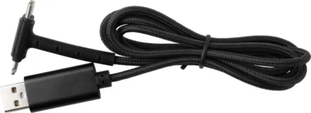 Mahir Charging cable with phone stand  Crna