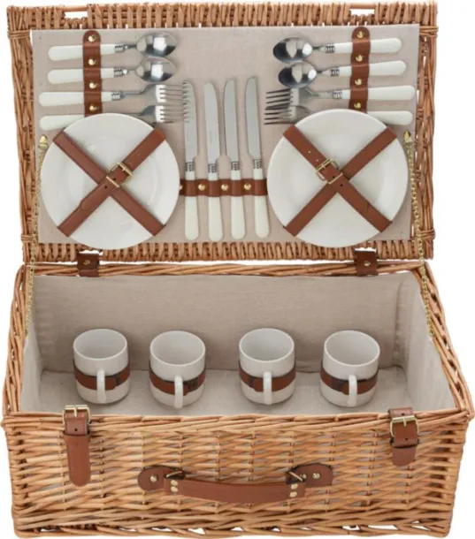 Willow picnic basket Levin brown