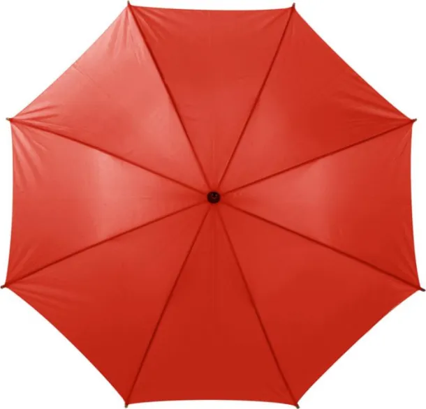  Polyester (190T) umbrella Kelly red