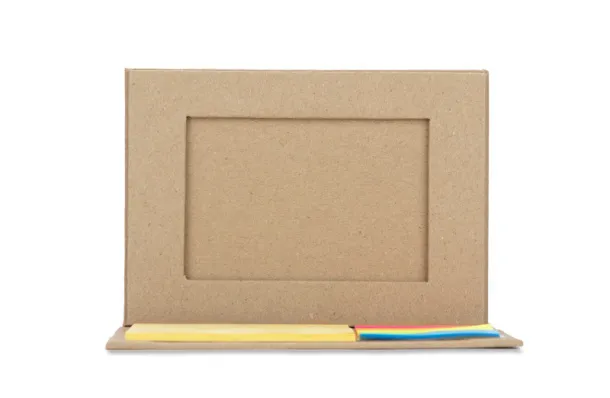 MEFO Sticky notes container naturalny