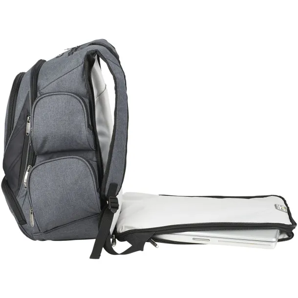 Proton 17" checkpoint friendly laptop backpack Heather grey