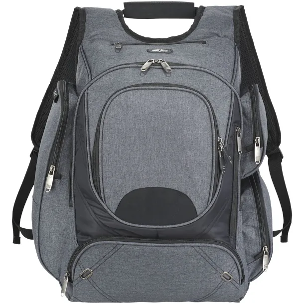Proton 17" checkpoint friendly laptop backpack Heather grey