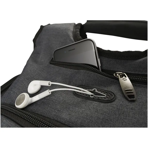 Proton 17" checkpoint friendly laptop backpack Heather grey