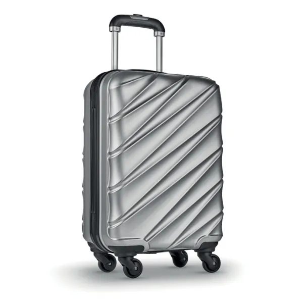 DUBAI PET Hard Shell Trolley Matt Silver