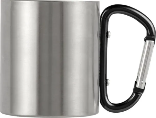  Stainless steel double walled mug Nella black